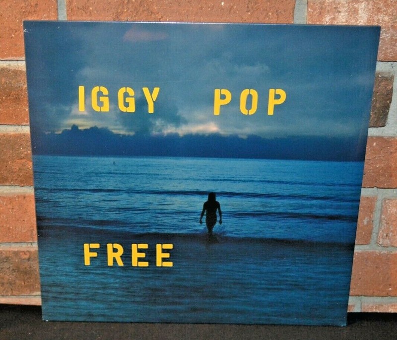 IGGY POP – Free, Import BLACK VINYL LP New & Sealed!