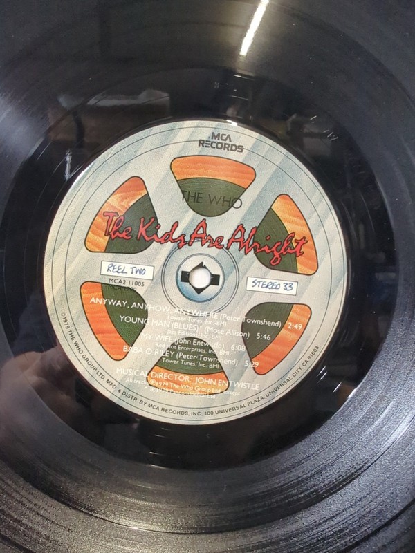 THE WHO "THE KIDS ARE ALRIGHT" MCA2-11005, 1979 VINYL, N/M INCLUDES BOOKLET gallery