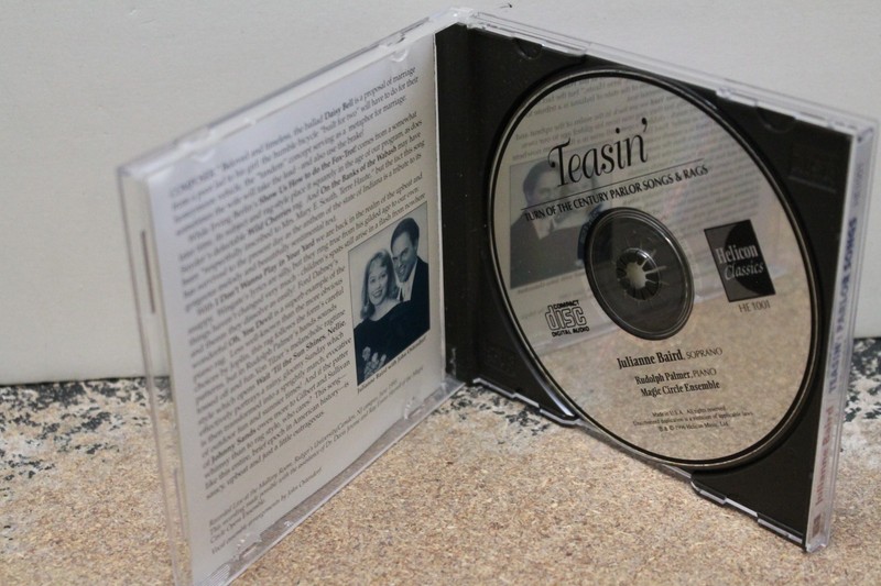 Teasin': Parlor Songs & Rags JULIANNE BAIRD (CD, Apr-1996, Helicon Records) gallery