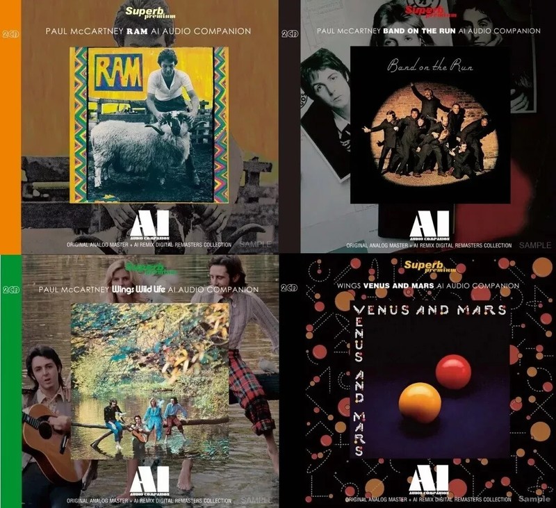 PAUL McCARTNEY / AI – AUDIO COMPANION ORIGINAL ANALOG MASTER + AI REMIX 8CD