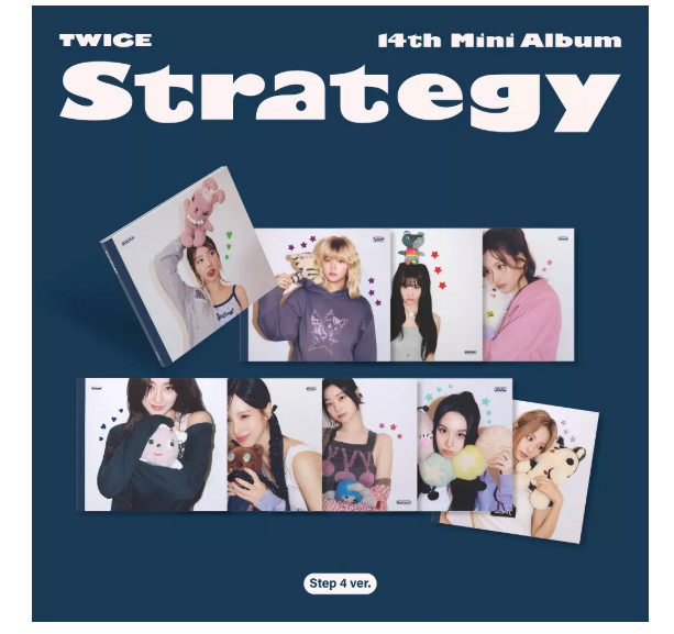TWICE – STRATEGY (Step 4 Ver, Random) (CD) – NEW SEALED !!!