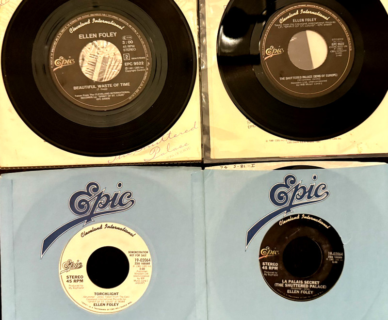 ELLEN FOLEY Mick Jones * 4 45RPMs * Shuttered Palace * Torchlight * The Clash gallery