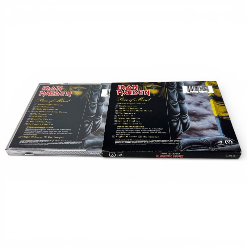Iron Maiden Piece Of Mind 1998 CD w Sleeve Deluxe Edition Reissue gallery