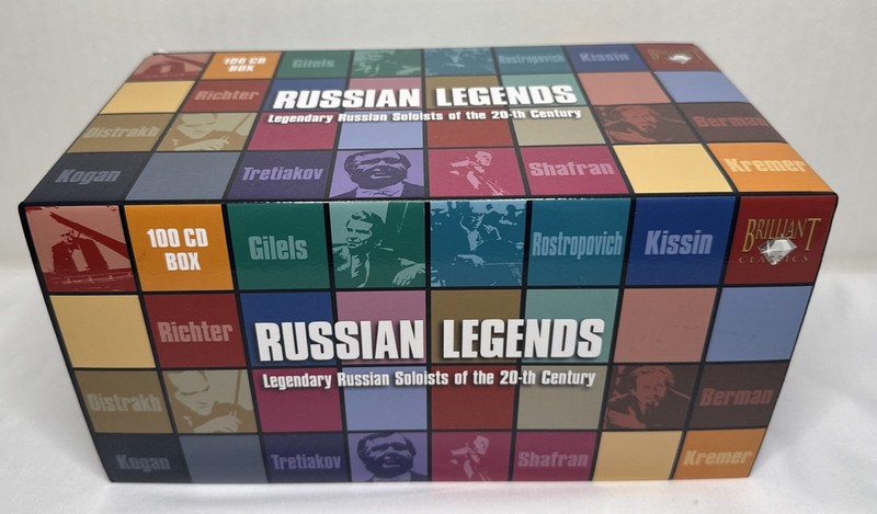 Russian Legends: Legendary Russian Soloists of the 20th Century, 100 CD Box Set