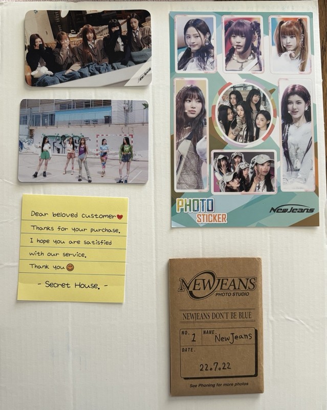 NewJeans 1st EP 'New Jeans' Blue book K-Pop Inserts CD & More gallery