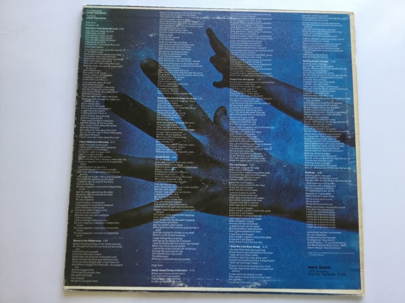 LARRY NORMAN vinyl lp Impact HWS-3121 xian rock UPON THIS ROCK NM! gallery