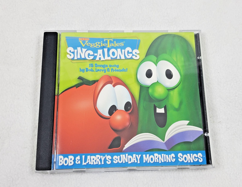 VeggieTales Sing-Alongs Bob and Larry 15 Songs (CD, 2002, Big Idea Productions)