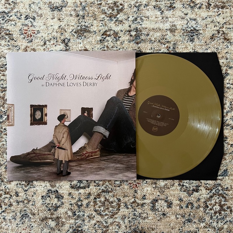 *NEW* Daphne Loves Derby «Good Night Witness Light» Gold vinyl record LP! obi