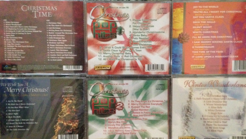Lot of 9 Holiday, Christmas CDs, Over 200 Tracks, 13 Discs New, Legacy/Play 24/7 gallery