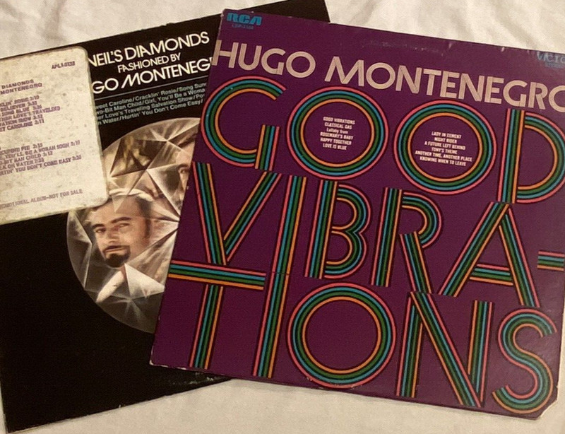 2 HUGO MONTENEGRO Moog NEIL DIAMOND COVERS Synth PSYCH Space Age Pop 60-70s