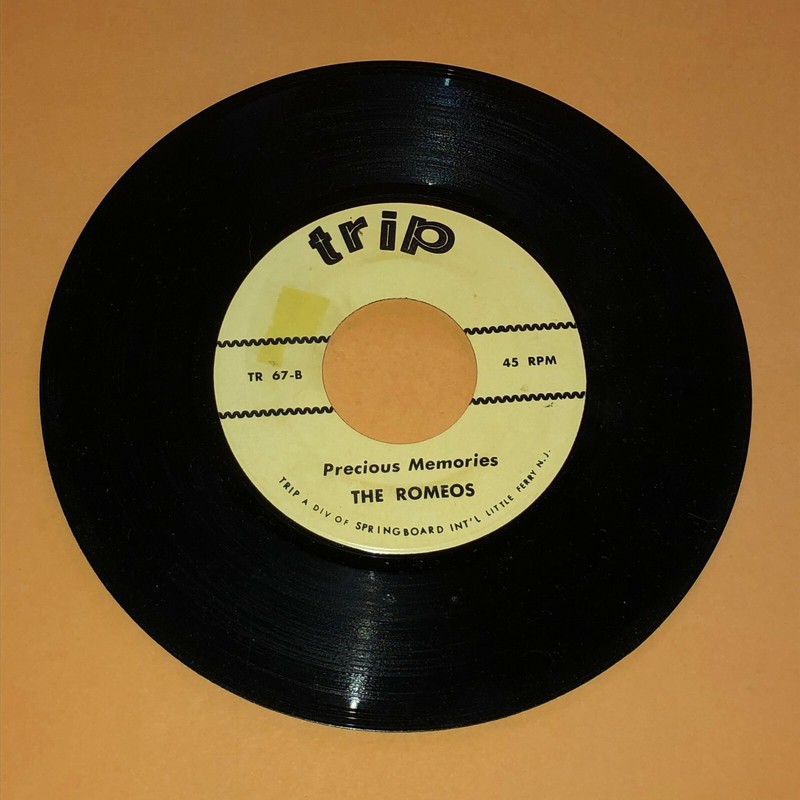 The Wailers Tall Cool One The Romeos Precious Memories 45 rpm Trip Record 7″