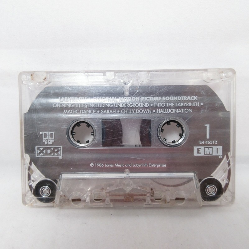Labyrinth Original Motion Picture Soundtrack 1986 XDR EMI E4 46312 Cassette gallery