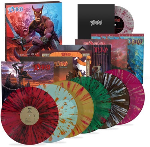 Dio A DECADE OF DIO: 1983-1993 New Splatter Colored Vinyl Record 6 LP Box Set