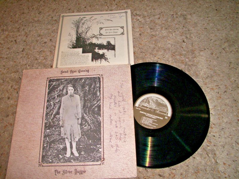 Sarah Ogan Gunning LP-The Silver Dagger-1976-Rounder-Lyric Insert-EX