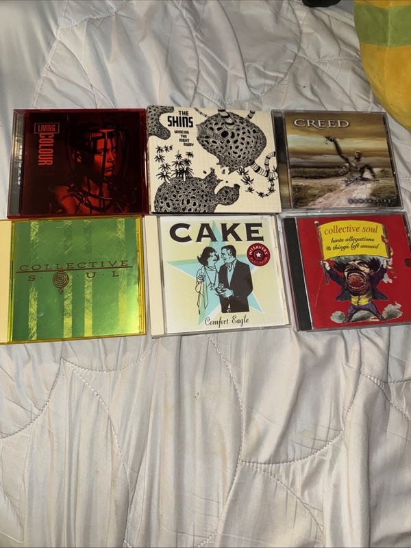 Rock Cd Lot 90-2000s :Collective Soul,Creed , Cake, Shins, Living Colour