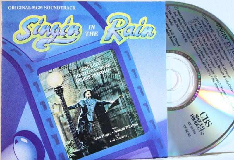 SINGIN’ IN THE RAIN (CD) Original MGM Soundtrack! 14 Songs VG Cond Ships Free