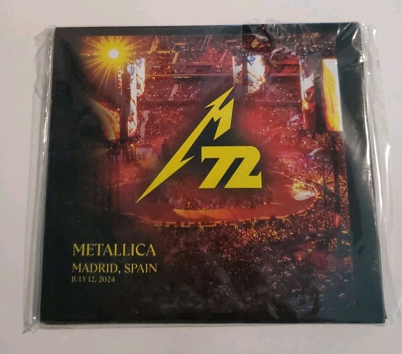 METALLICA 07/12/2024 Madrid, Spain Official Live 72 Seasons World Tour CD