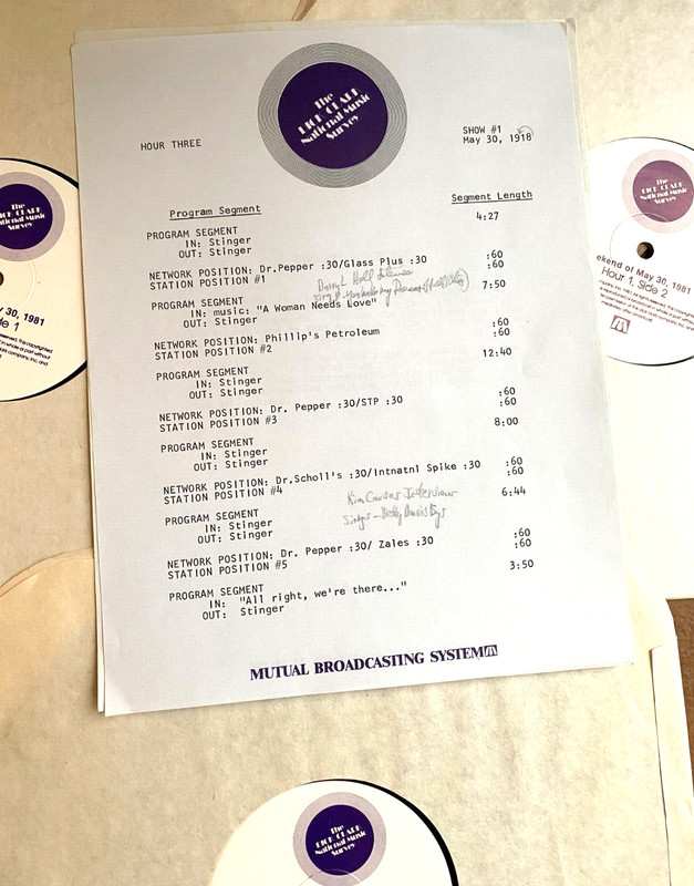 5/30/81 DICK CLARK'S FIRST NATIONAL MUSIC SURVEY MEMORIAL DAY WEEKEND 1981, RARE gallery