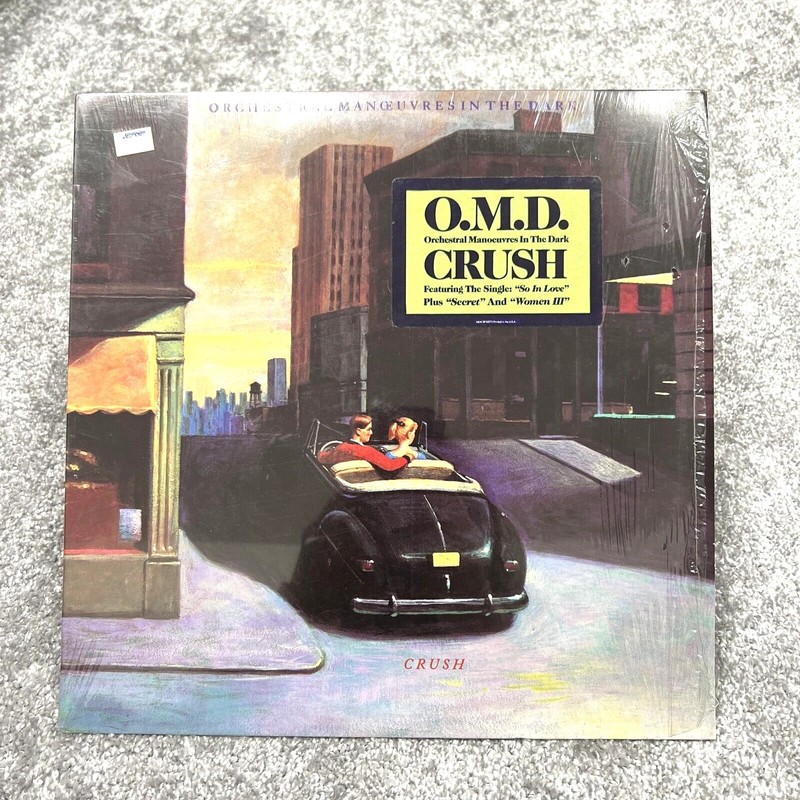 OMD ’85: CRUSH LP 33 RPM Vinyl A&M Records Ind SP 5077 in Shrink