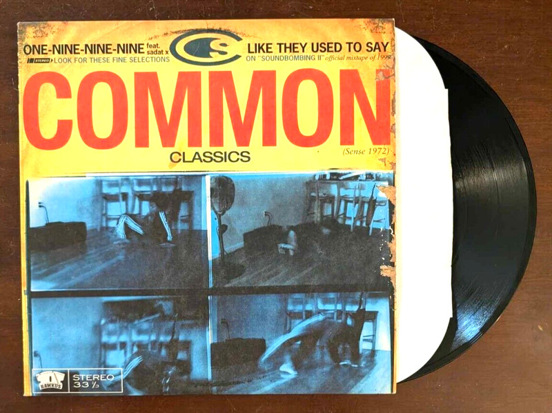 Common: Classics 1999 SINGLE Rawkus Records RWK181-1 Vinyl LP Record