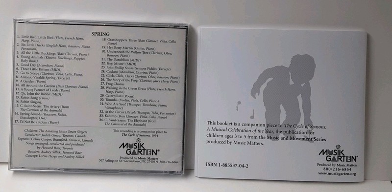 Cycle of Seasons SPRING Musik Garten New Sealed CD & Companion Piece Booklet gallery