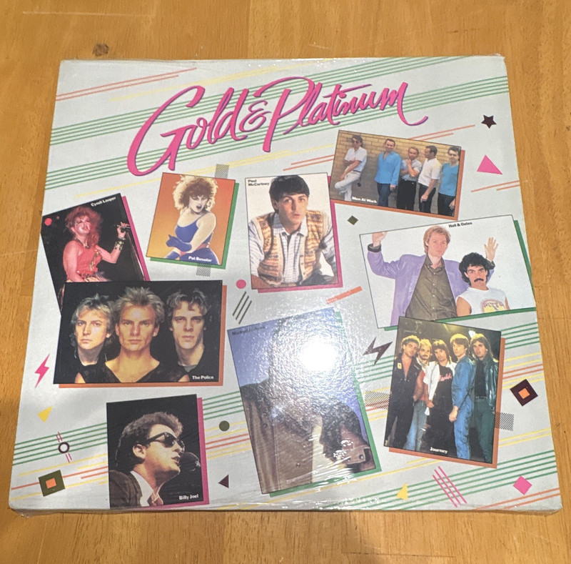 Gold & Platinum Vinyl LP Record, RCA Records Pop/Rock in Cardboard Sleeve