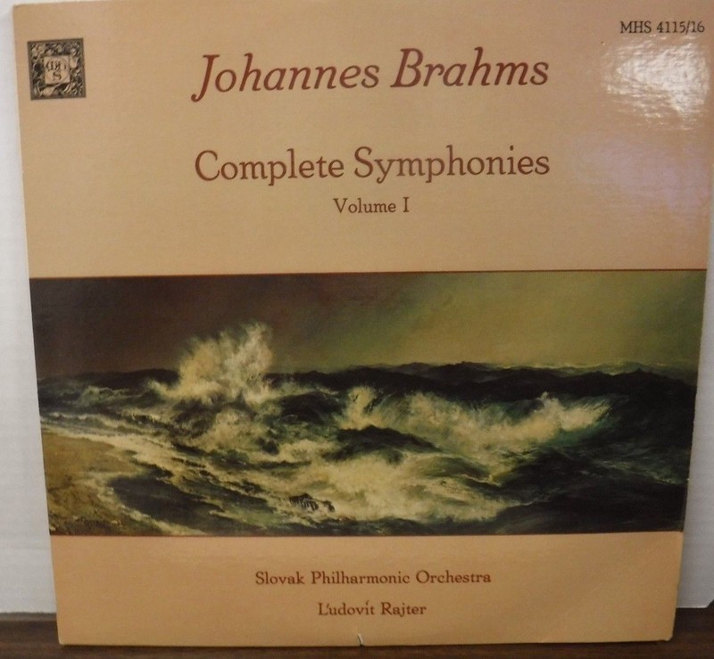Johannes Brahms complete symphonies vol 1 MHS4115 two-record set 021918LLE