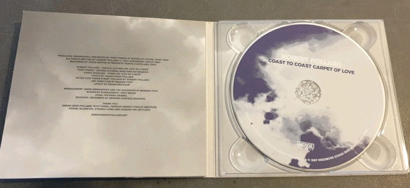 Robert Pollard – Coast To Coast Carpet Of Love Merge Records – MRG307 CD, Album gallery