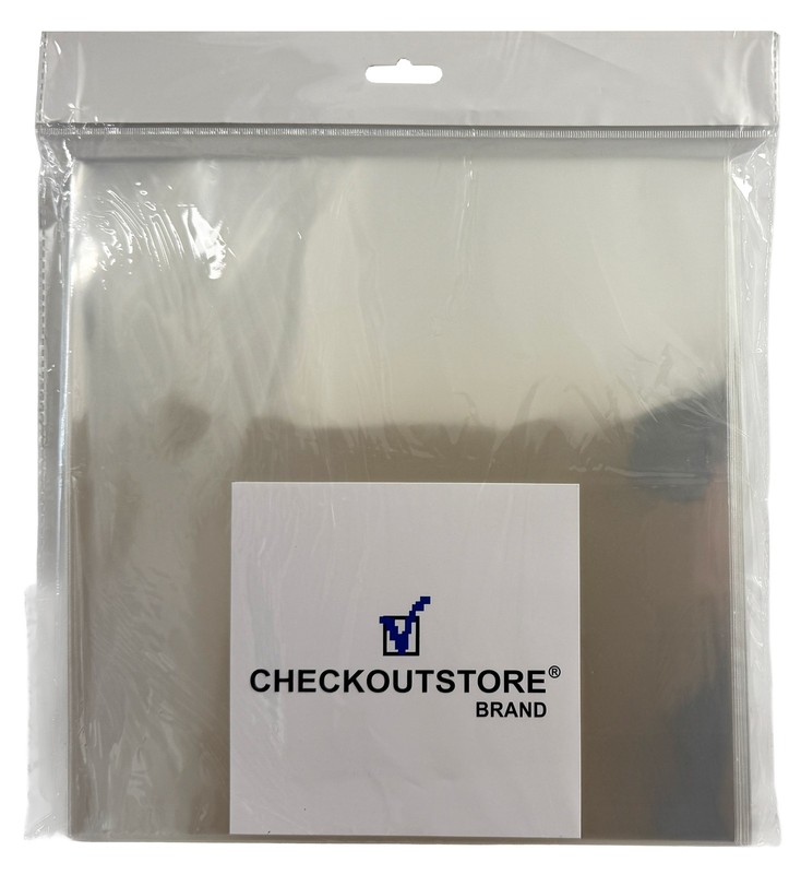 Clear Plastic OPP for 10″ Vinyl 78 RPM Records Budget (Outer Sleeves)