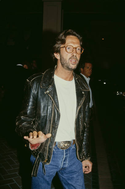 Eric Clapton attends an event Unspecified circa 1990s Old Photo 1