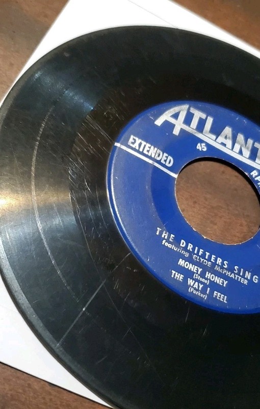 The Drifters Sing feat. Clyde McPhatter 45 Rpm EP 1955 Atlantic Money Honey + 3 gallery