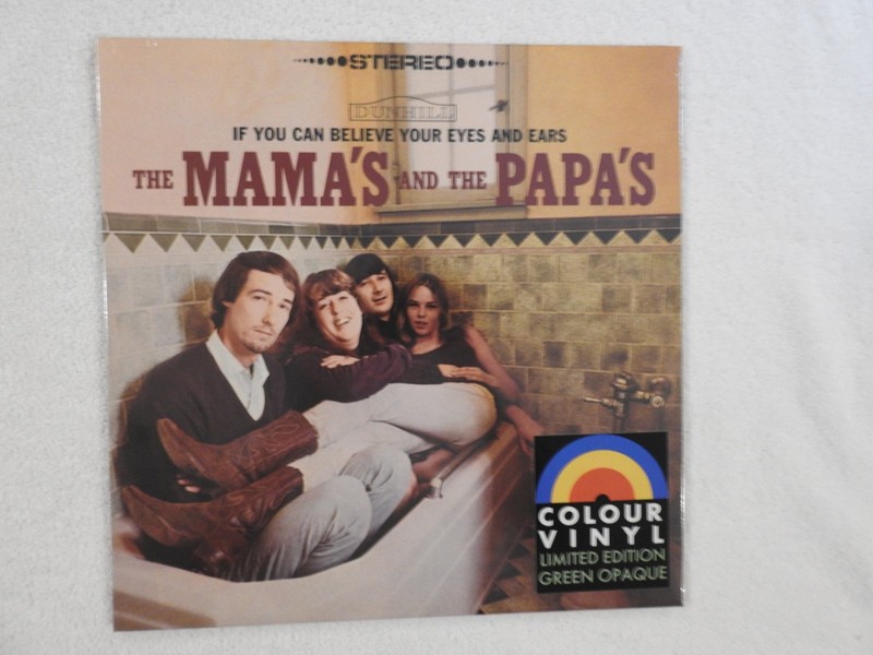 The Mamas & the Papas «If You Can Believe Your Eyes» BRAND NEW GREEN OPAQUE LP!