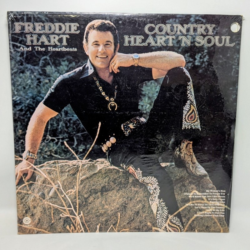 Freddie Hart Lp Country Heart N Soul On Capitol Records 1974 - Sealed