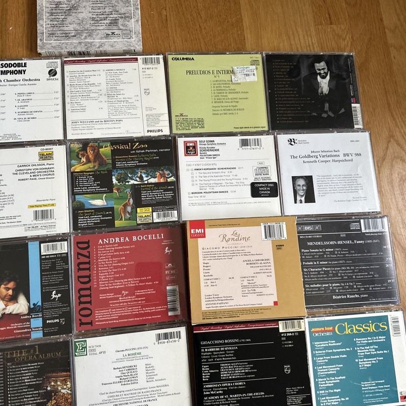37 CLASSICAL CD Titles (40 Discs) CBS Telarc Delos London Philips MORE gallery