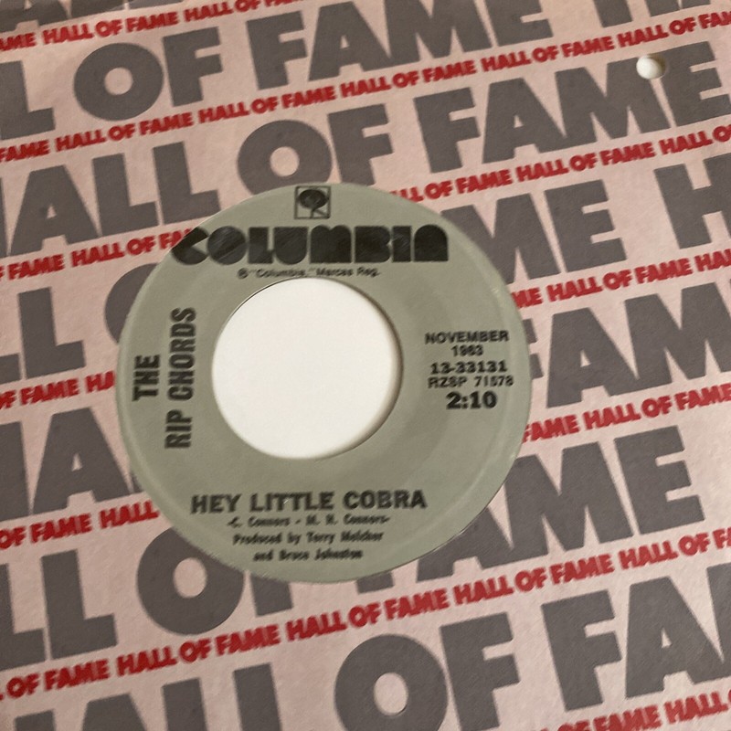 Rip Chords 45 Hey Little Cobra / Thee Window Coupe NEW reissue unplayed