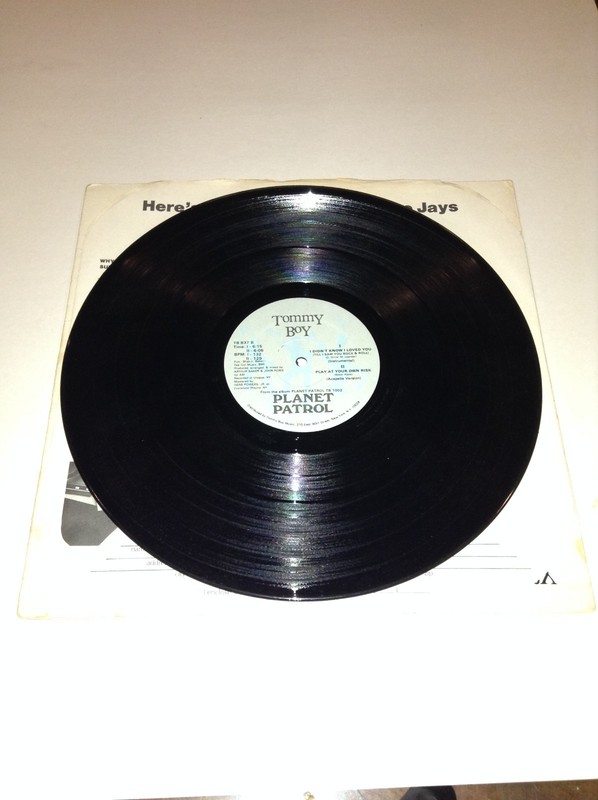 Tommy Boy Planet Patrol I Didn't Know I Loved You / Play At Your Own Risk LP 12" gallery