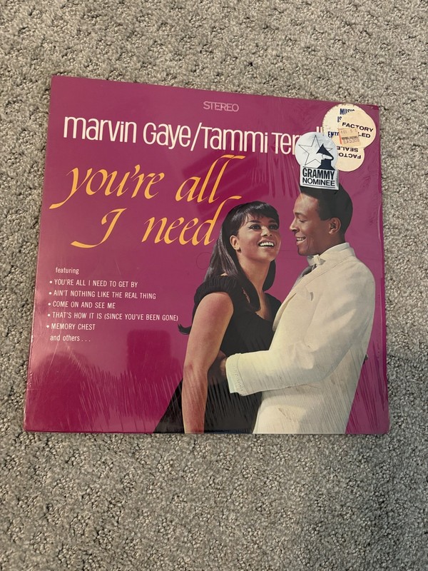 Marvin Gaye & Tammi Terrell You’re All I Need LP Motown M5-142V1 VG+