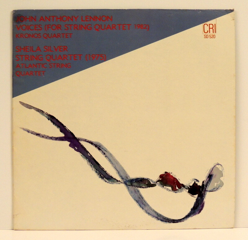 John Anthony Lennon/Sheila Silver -Voices (For String Quartet)/String Quartet LP