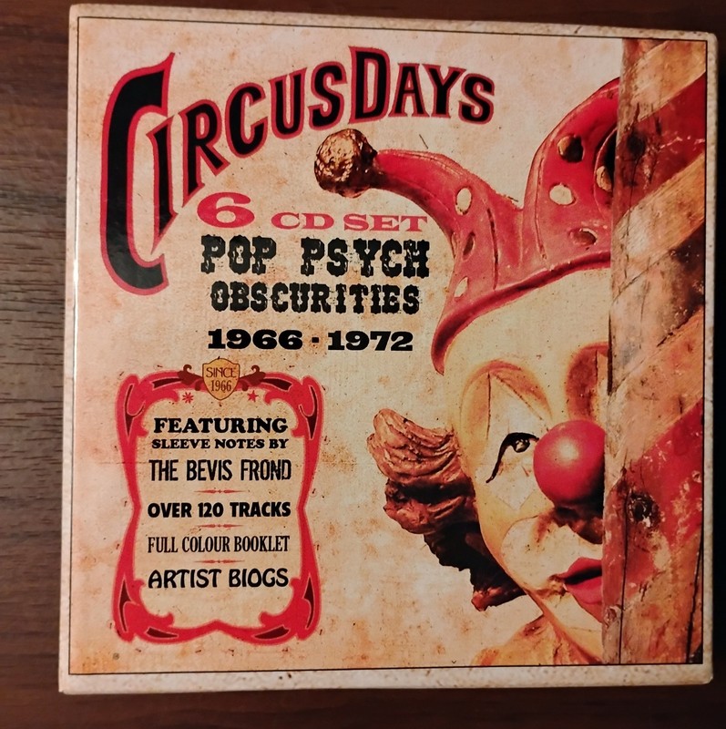 Various Artists CIRCUS DAYS Pop Psych Obscurities ’66-»72 6CDs Booklet LIKE NEW