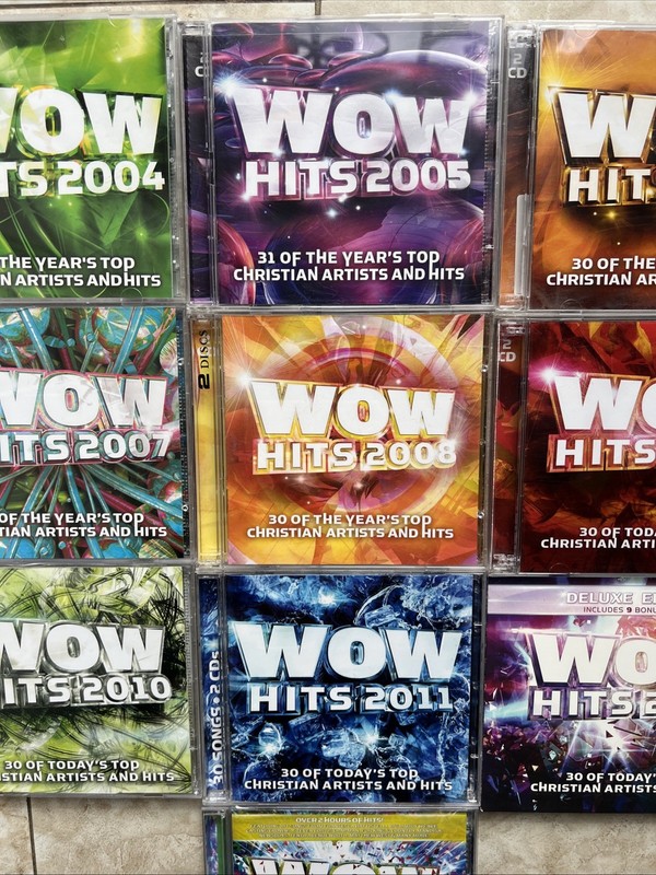 Wow Hits 2004-2014 (missing 2013) Y2K - Top Christian Artists, 10 CD Lot! As Is gallery