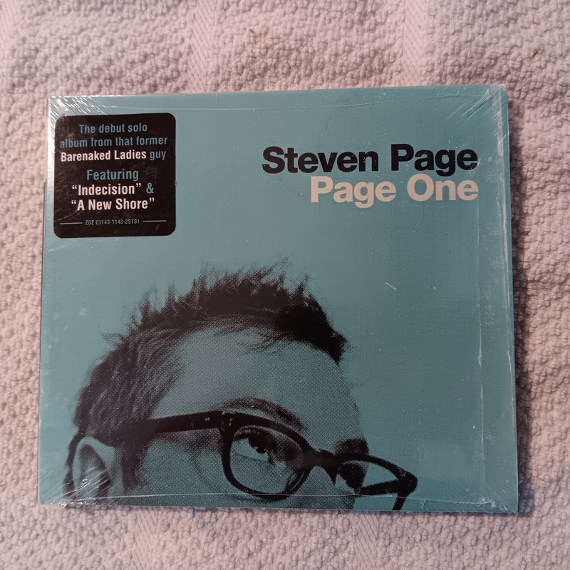 Steven Page – Page One (CD, 2010, Digipak) New Sealed Music