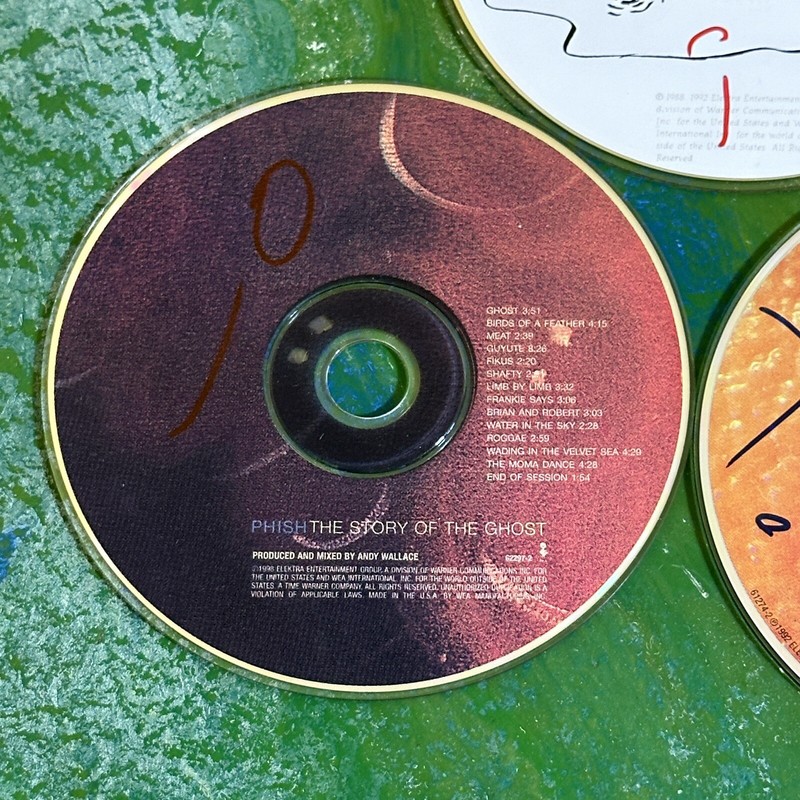 Lot of 5 Phish Cd's Slip Stitch and Pass Story of the Ghost David Bowie Foam Fee gallery