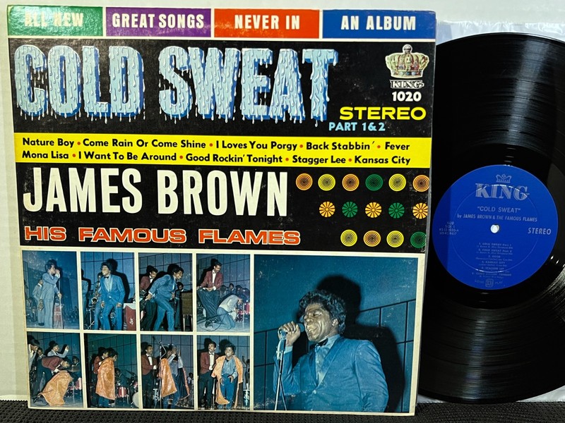 JAMES BROWN Cold Sweat LP KING 1020 STEREO DJ 1967 Soul Funk