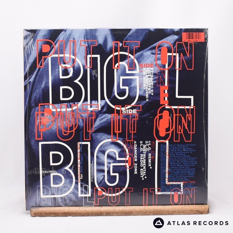 Big L Put It On Us 12" Single Vinyl Record 1995 44 77728 Columbia - EX/EX gallery