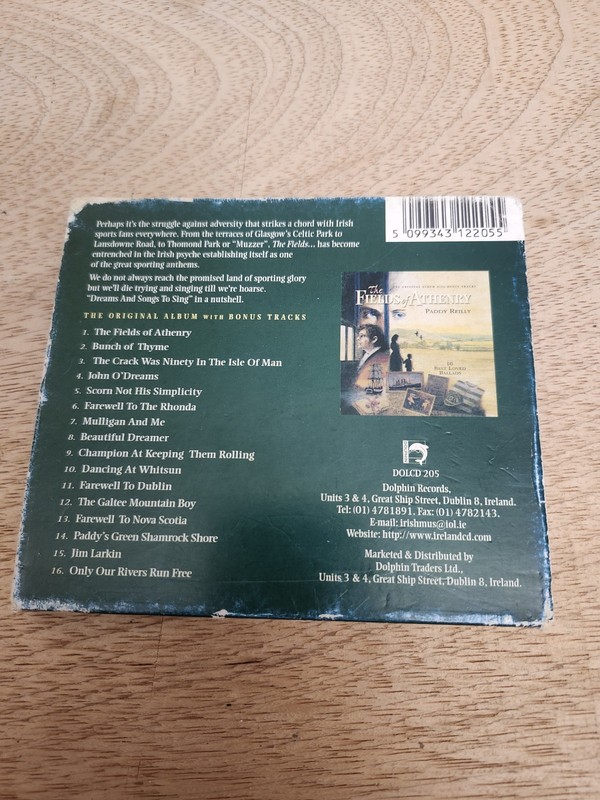 Paddy Reilly: Fields of Athenry (CD, 2001) 16 Best Loved Ballads Dolphin Records gallery
