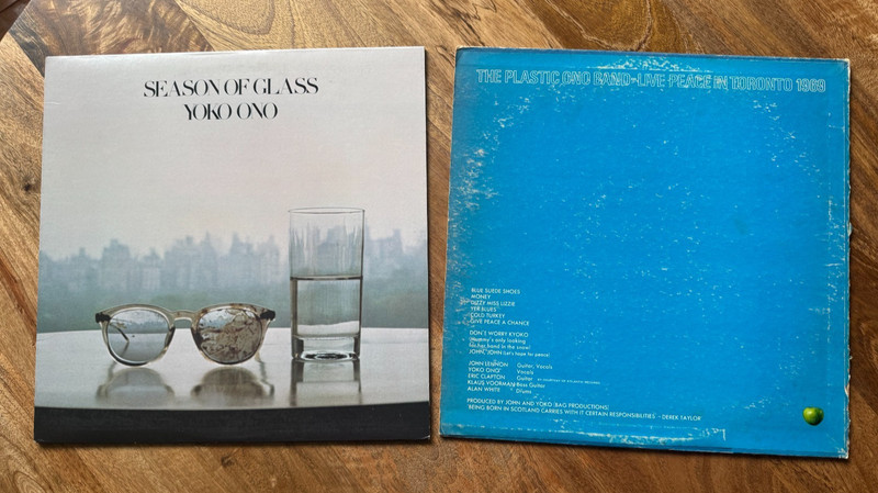 TWO-Yoko Ono Season of Glass / PLASTIC ONO BAND-SW-3362-& GHS 2004 SEE DESCRIPT.