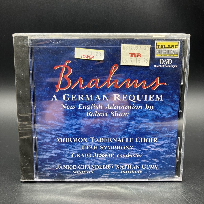 Johannes Brahms : Brahms – A German Requiem CD (2001) Shaw, Jessop New Sealed
