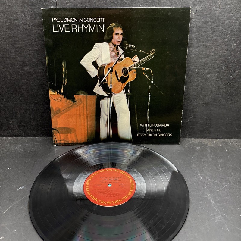 Paul Simon In Concert Live Rhymin’ Vintage Vinyl LP 1974 Columbia Record PC32855