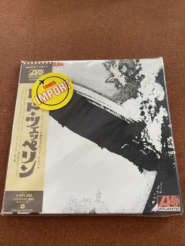 LED ZEPPELIN I JAPAN Replica TO ORIGINAL LP LIMITED EDITION 2003 RARE OBI CD