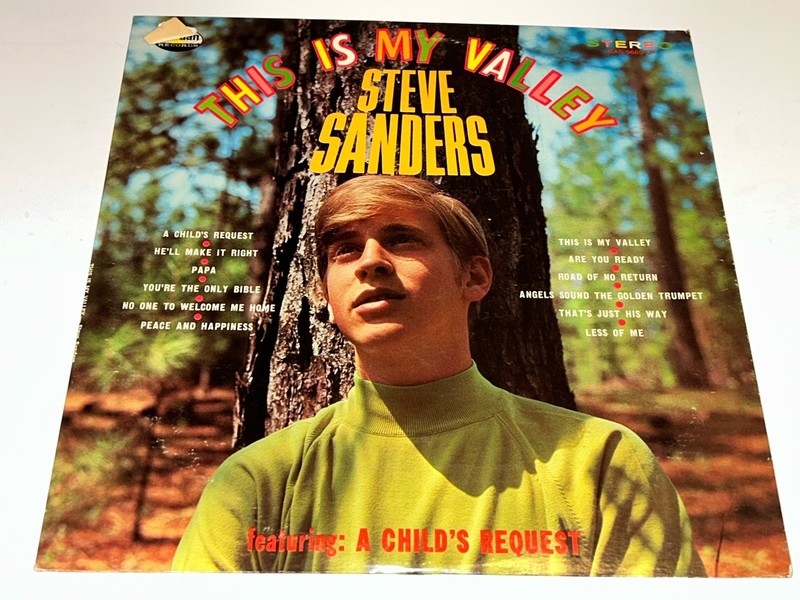 Steve Sanders This Is My Valley Southern Gospel Music Vinyl Record AlbumLP 1122
